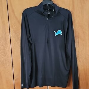 Antigua Black Tribute Pullover
